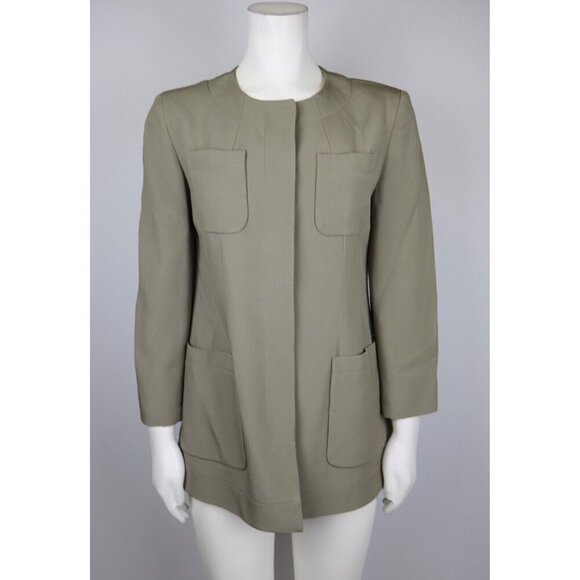 DKNY - WOMEN'S BEIGE BLAZER SUIT JACKET - SIZE 6 - Picture 1 of 9